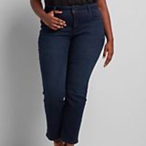 High Rise Straight Jean - Dark Wash